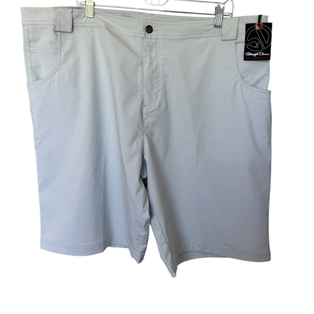 NWT Straight Down Men’s Golf Strut Flat Front Shorts New Size 42